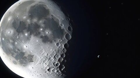 "Moon Beauty in 4K: NASA's 'Clair de Lune'"