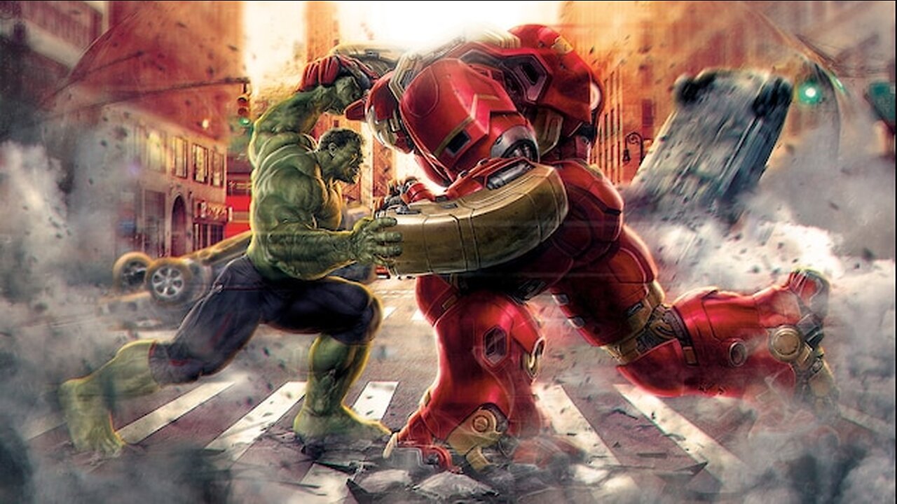 Hulk vs Iron Man HAPPYDOZG