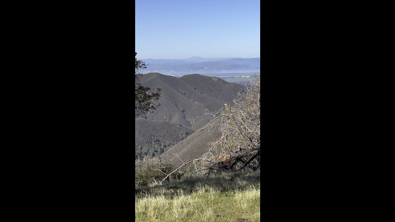 Carquinez Straits from Deer Flat