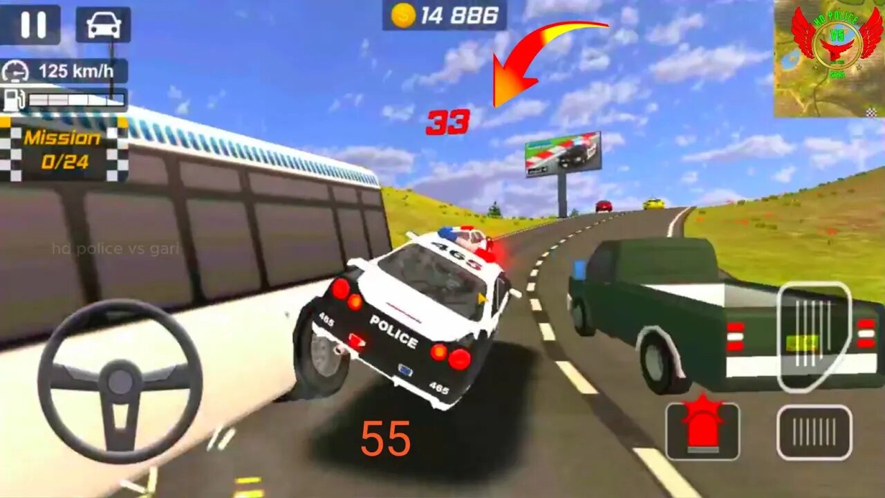 HD police vs gari game #755 police Gameplay Best Car Games Drift Gari Driving 2023 Android