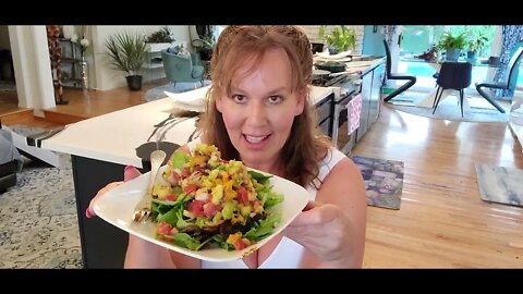 chicken salad mukbang