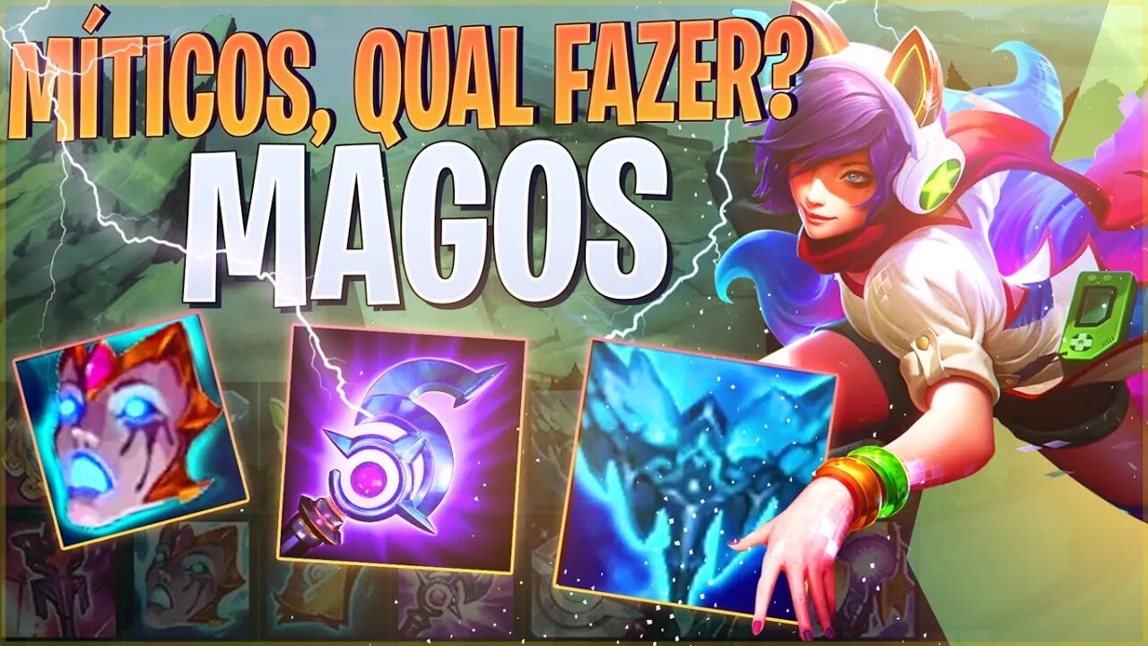 MAGOS NO LOL - QUAL ITEM MÍTICO FAZER? Pré Temporada (Season 11)