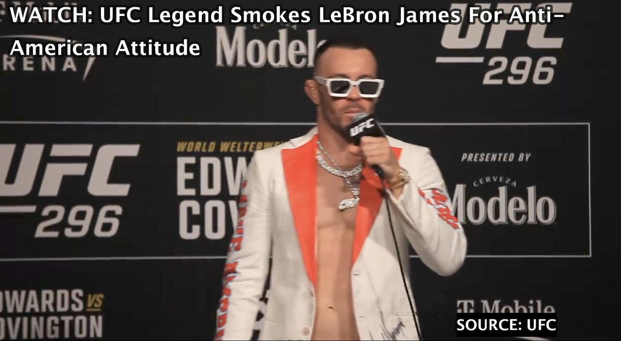 WATCH: UFC Legend Smokes LeBron James For Anti-American Attitude