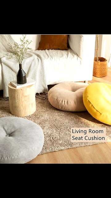 Big Floor Seat Pillow Meditation Yoga Round