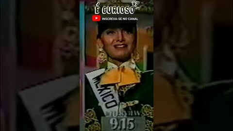 A PRIMEIRA MEXICANA A GANHAR O MISS UNIVERSO #shorts