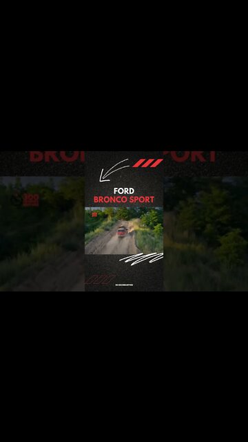 FORD BRONCO SPORT rugged small SUV equipped for trails with standard 4X4 #SHORTS