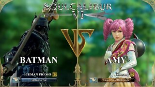 Batman (ICEMAN PICOSO) VS Amy (Âmesang) (SoulCalibur™ VI: Online)