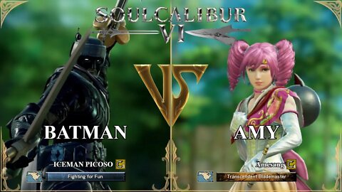 Batman (ICEMAN PICOSO) VS Amy (Âmesang) (SoulCalibur™ VI: Online)