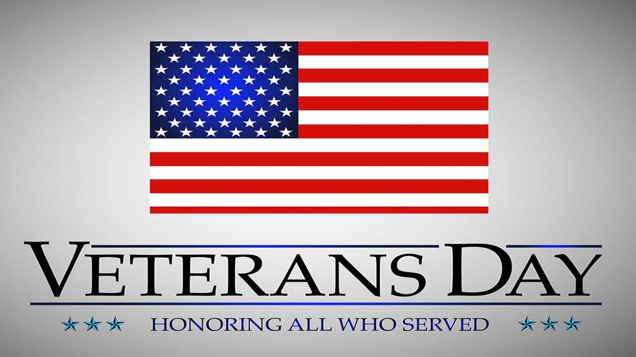 Happy Veterans Day. Salute To Service Stream. Thank You