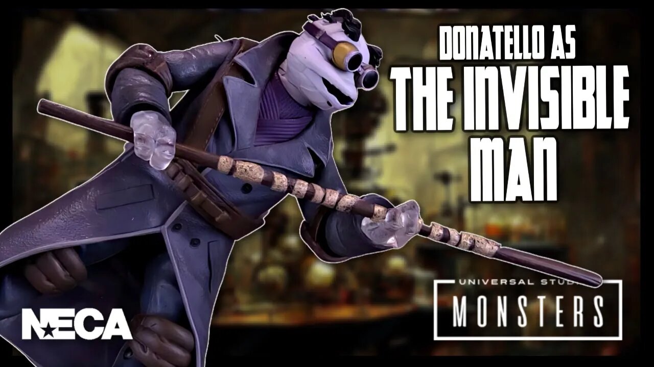 NECA TMNT Universal Monsters Donatello as the Invisible Man | Spooky Spot 2023