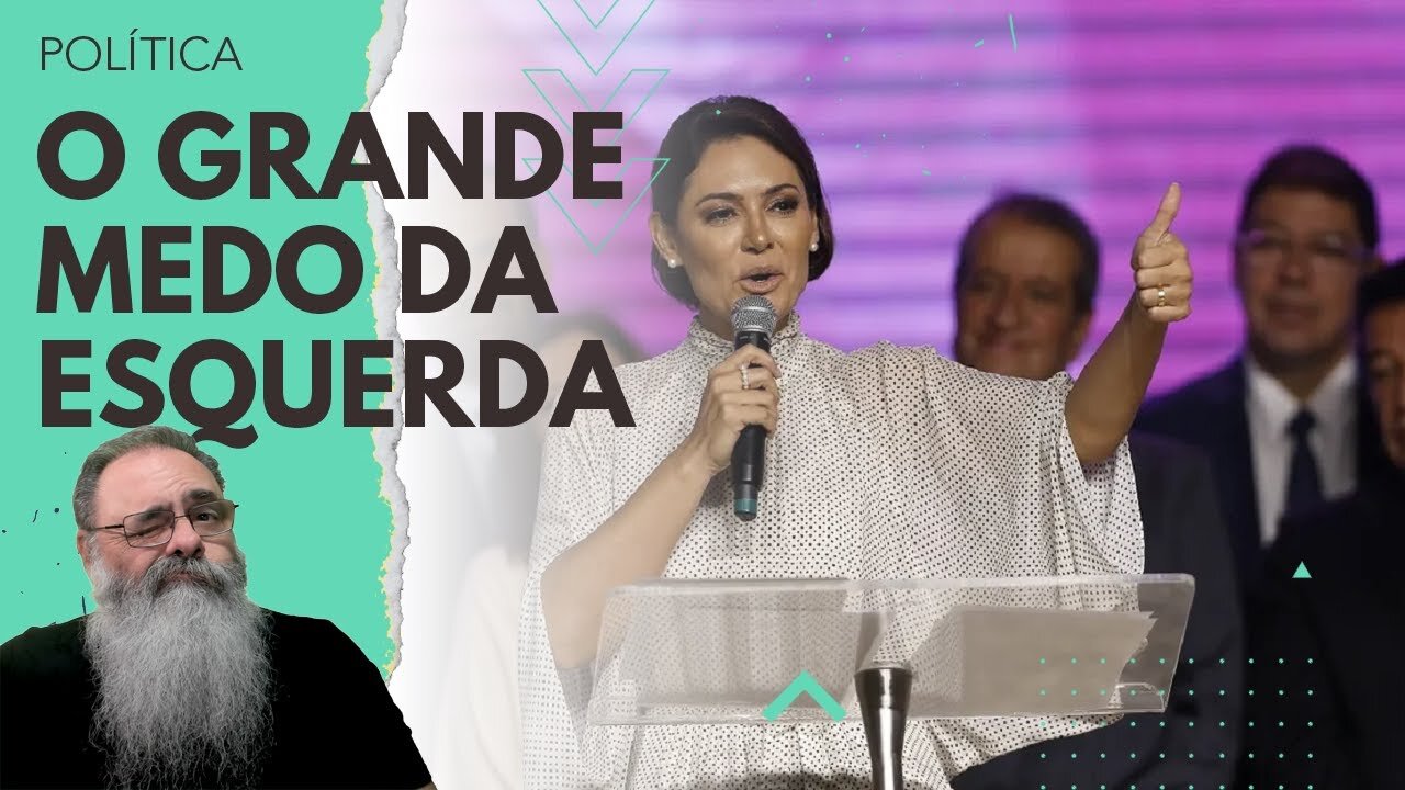 MICHELLE BOLSONARO se COLOCA a DISPOSIÇÃO do MARIDO e LEVANTA MAIORES PESADELOS dos ESQUERDISTAS