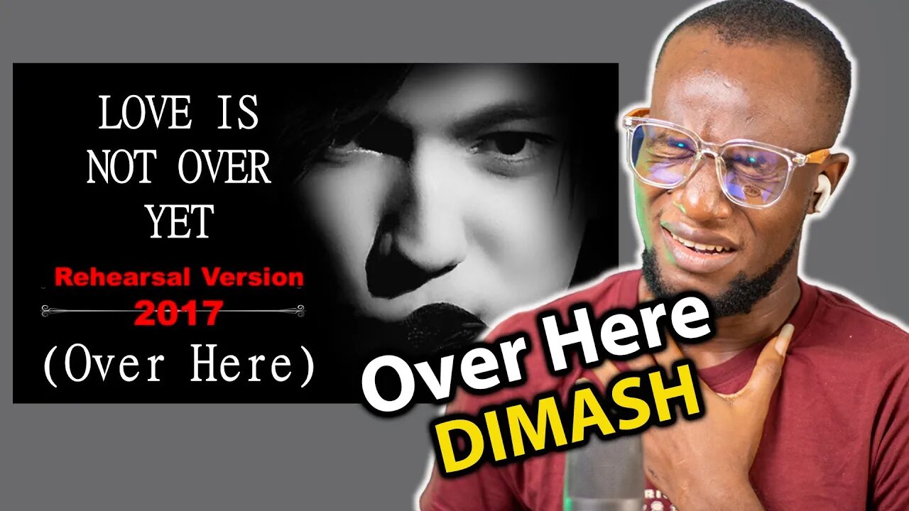 SO EMOTIONAL - DIMASH | Over Here | I DIDN'T EXPECT IT ( HE DESERVES AN AWARD ) | REACTION