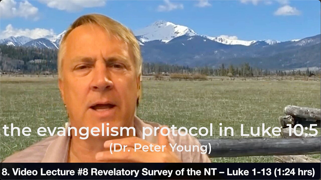 the evangelism protocol in Luke 10:5