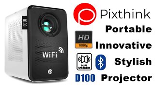 Pixthink D100 1080p Portable Stylish Innovative Projector Review