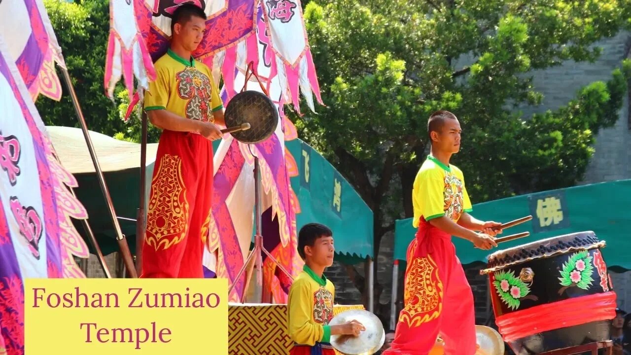 Exploring China Video of Bruce Lee's home town of Foshan Zumiao Temple Guangzhou | China Festival