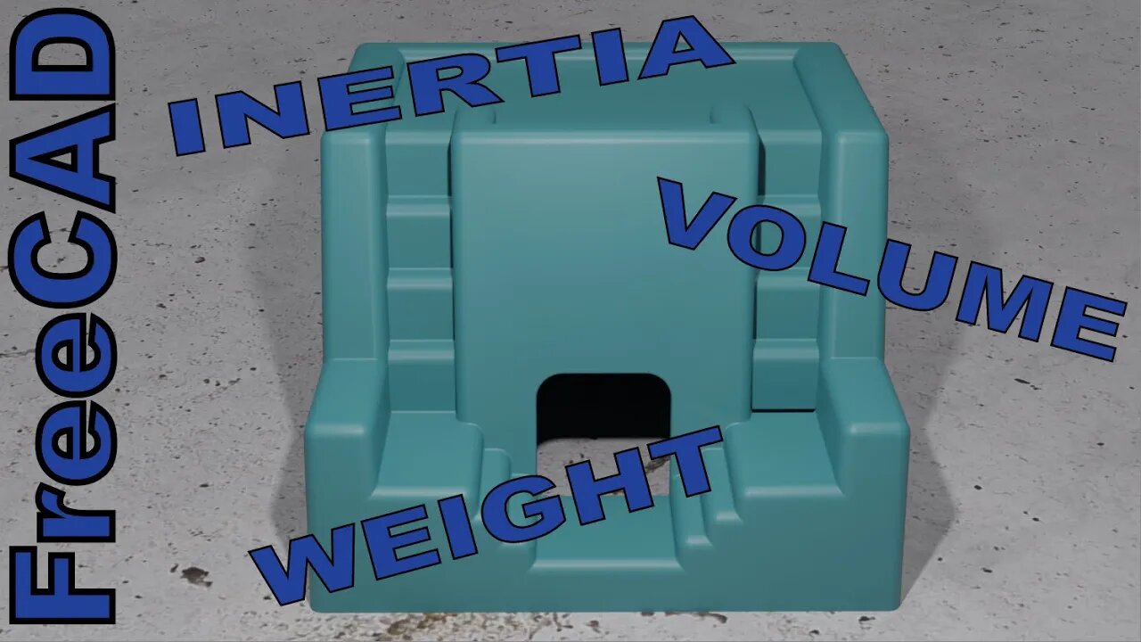 FreeCAD Mass Properties - Weight, Volume, Area and More |JOKO ENGINEERING|