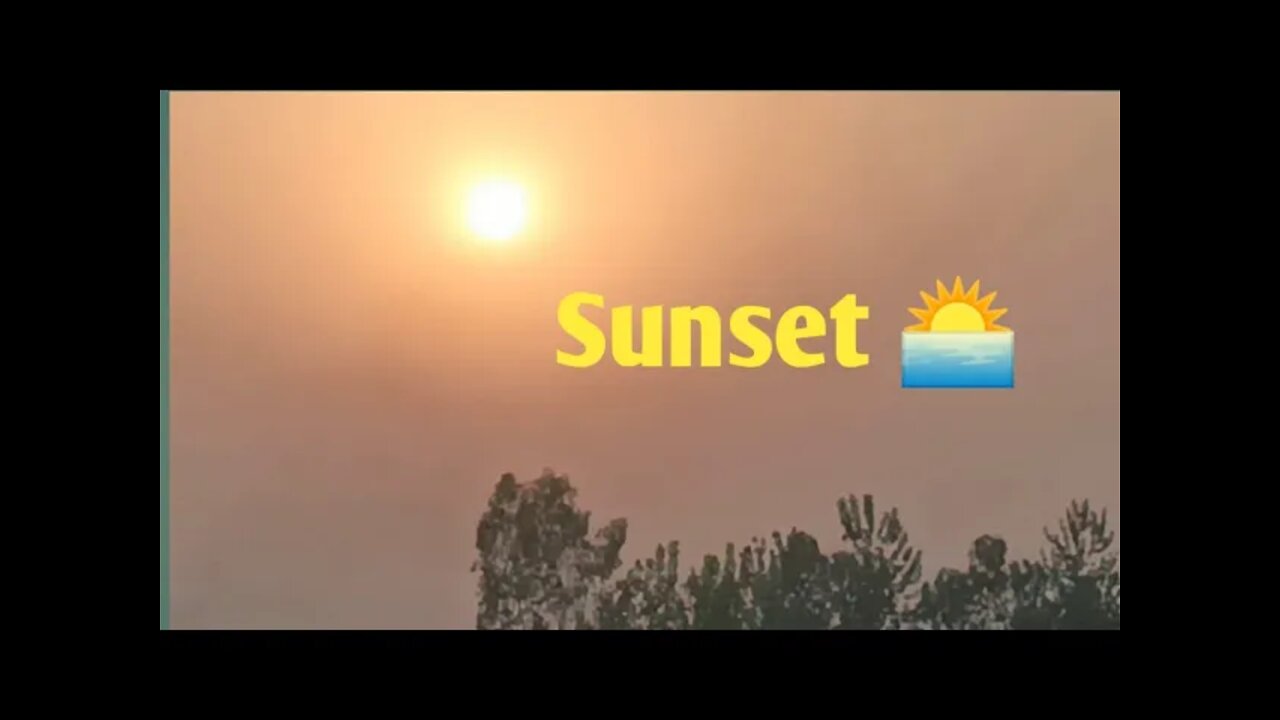 Bijnor bhaguwala sunset 🌅 बिजनॏर भगुवाला संसेट् vlog