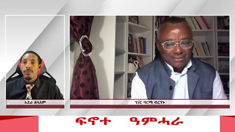 እያንዳንዱ ግለሰብ የአምሓራን ጅምላ ጭፍጨፋ የመሰነድ ግዴታ አለበት፦ ፕ/ር ግርማ ብርሃኑ | በመረጃ ቲቪ