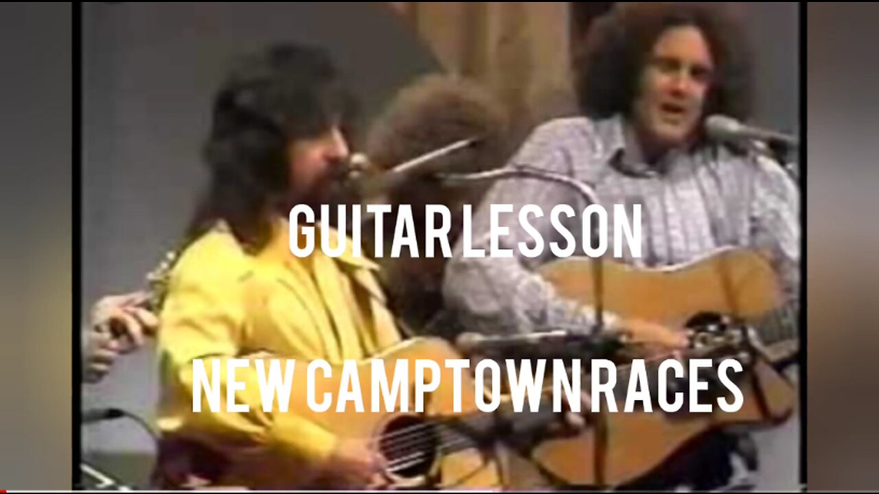 Guitar Lesson - New Camptown Races