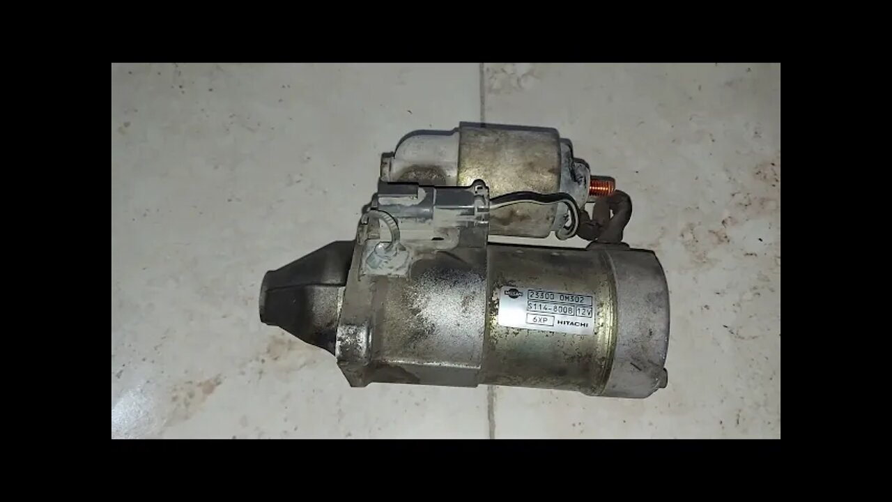 AD Wagon Y11 Not Starting | Starter 23300 0M302 | S114-800B | 12 VOLTS | 6XP | Quinn Trim