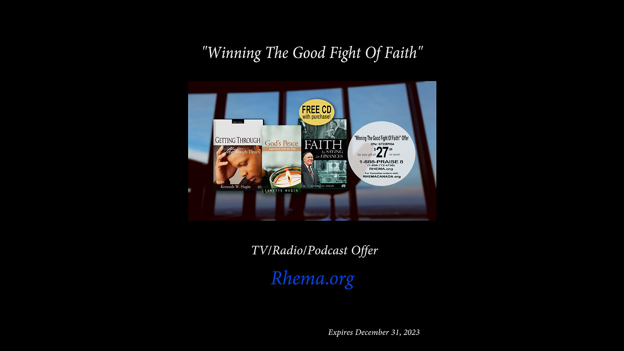 "FREE CD" - Faith By Saying For Finances by Rev. Kenneth E. Hagin (with TV/Radio offer purchase)