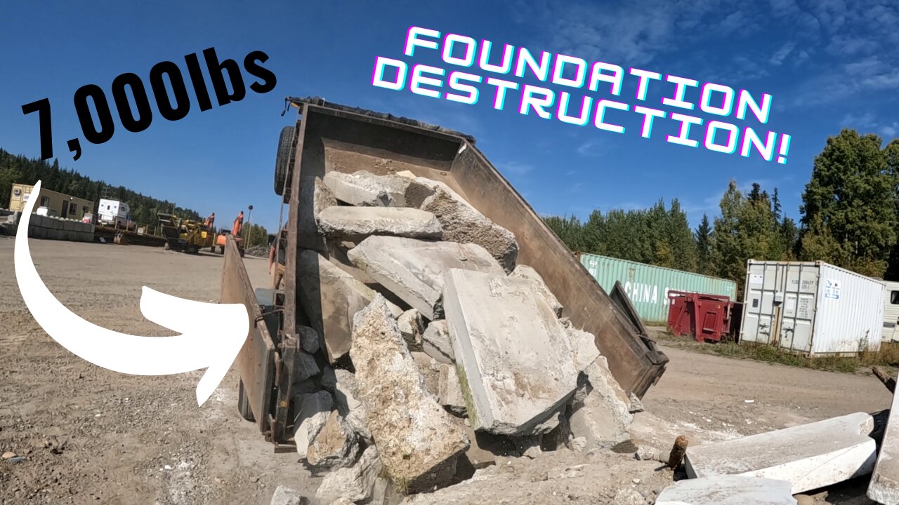 Foundation Damaged By Canadian Winters - Tear Out And Rebuild