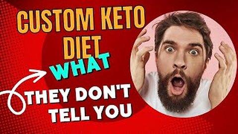 CUSTOM KETO DIET -⚠️Alerta- Custom Keto Diet Review |Custom Keto Diet Reviews |Custom Keto Diet Plan