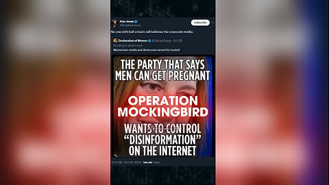 The Public Doesn't Trust The Mockingbird Media - Alex Jones on X