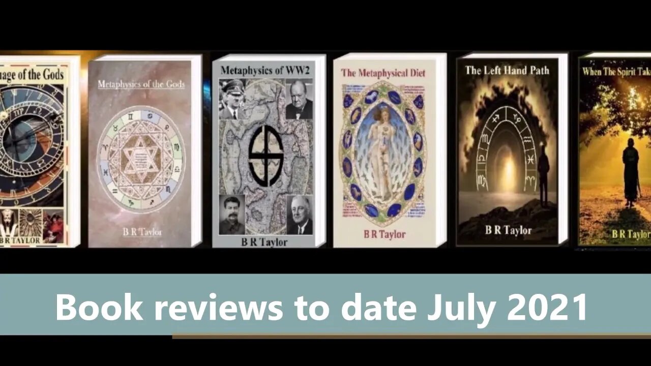 Book reviews to date July 2021