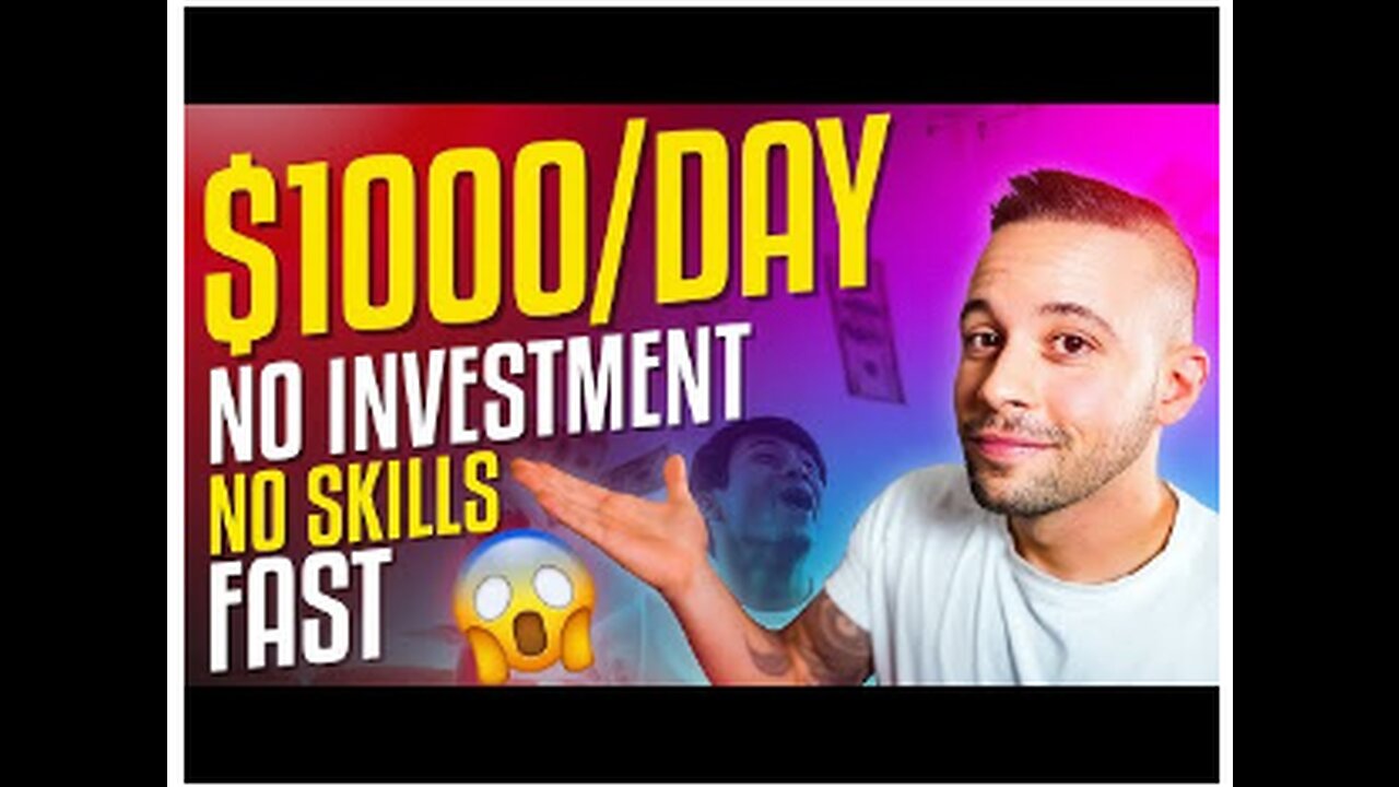 VERY EASY Way To Make Your First $1000 online | FAST