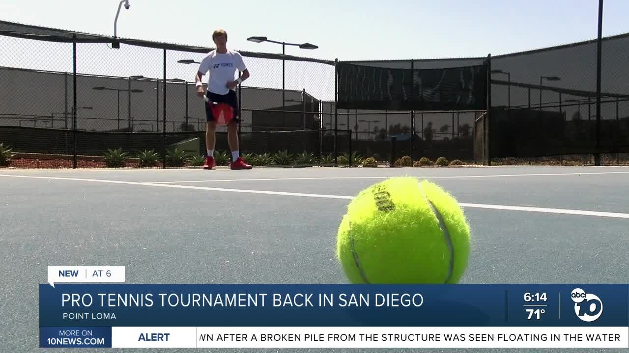 Pro tennis tournament coming to San Diego in late September