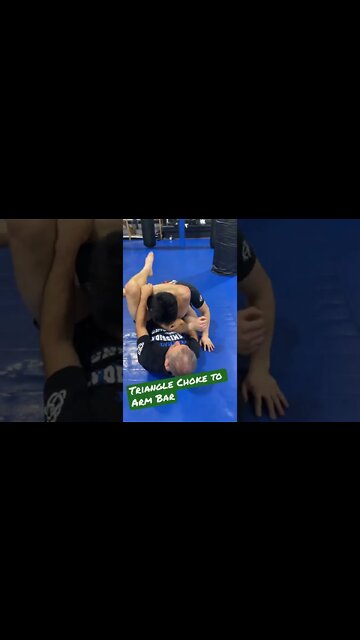 BJJ Triangle Choke to Arm Bar Set Up