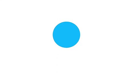 Animation test: Blue Ball Bouncing Around