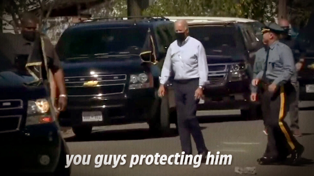 Biden Gets Heckled Upon Arriving In NYC For Flood Briefing