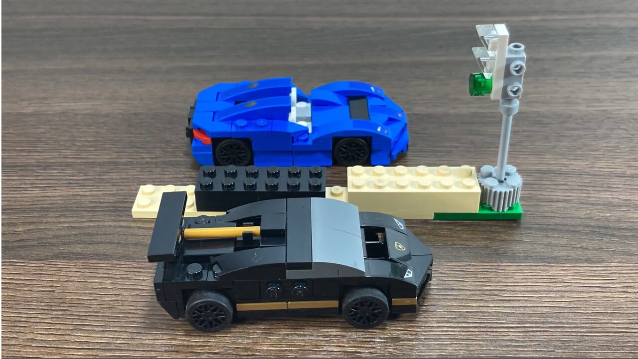 Lamborghini Huracán Vs McLaren Elva Lego Stop Motion