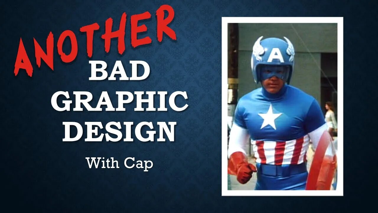 Bad Graphic Design with Cap | 002