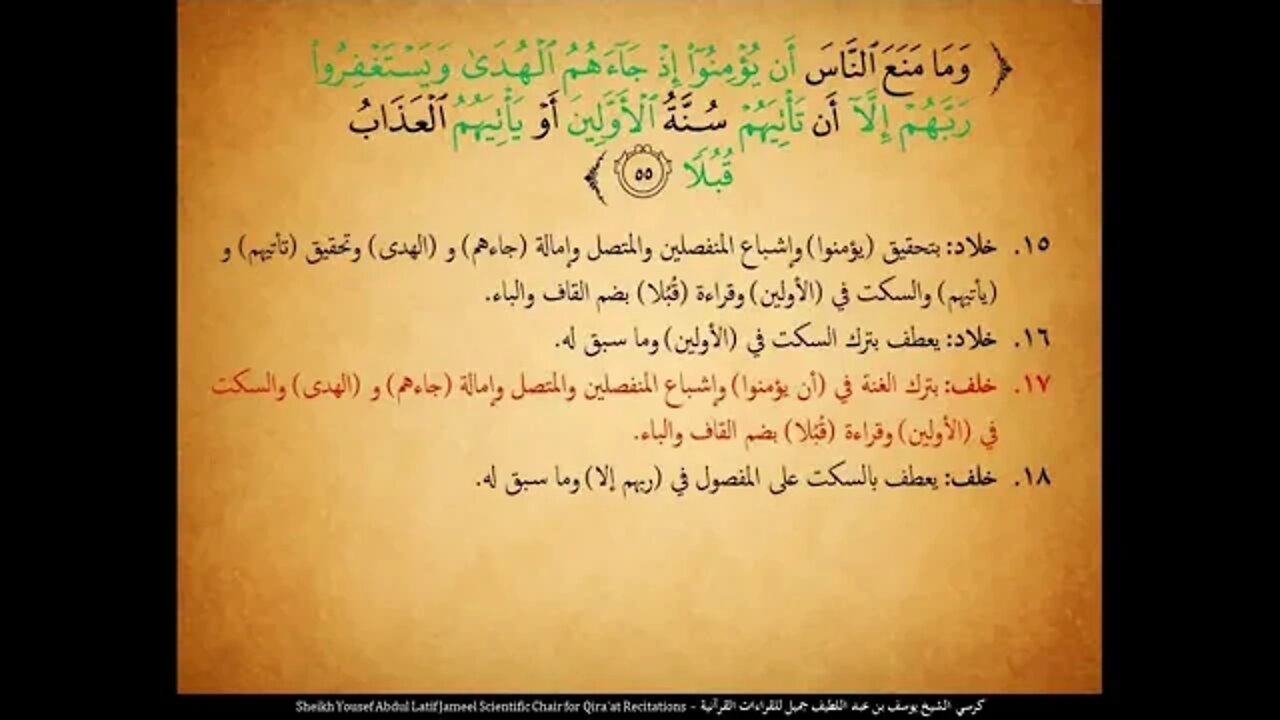 120 ‏‏الربع المائة وعشرون ما أشهدتهم خلق