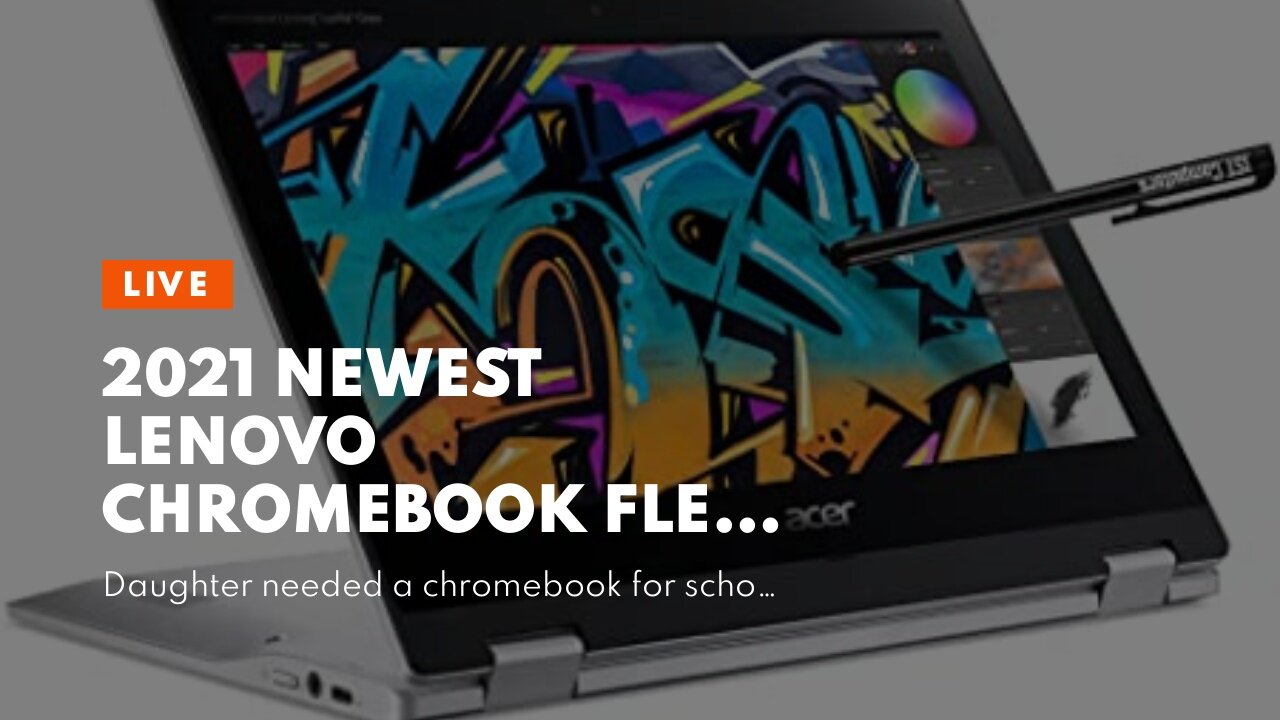 2021 Newest Lenovo Chromebook Flex 3 2-in-1 11.6" Convertible Touch Screen Laptop, 360°flip-and...