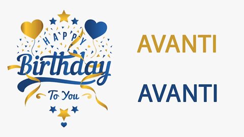 Happy Birthday to Avanti - Hindi Birthday Wish From Birthday Bash