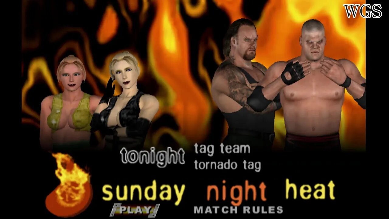 WWE SVR - Kane & Undertaker Tornado Tag Match