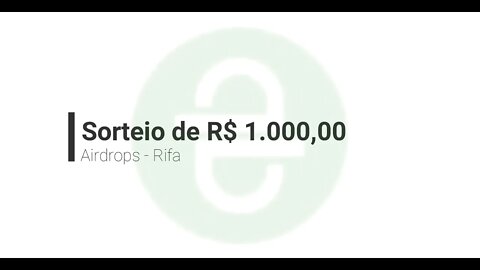 Finalizado - Sorteio - AirdropsQb - R$ 1.000,00