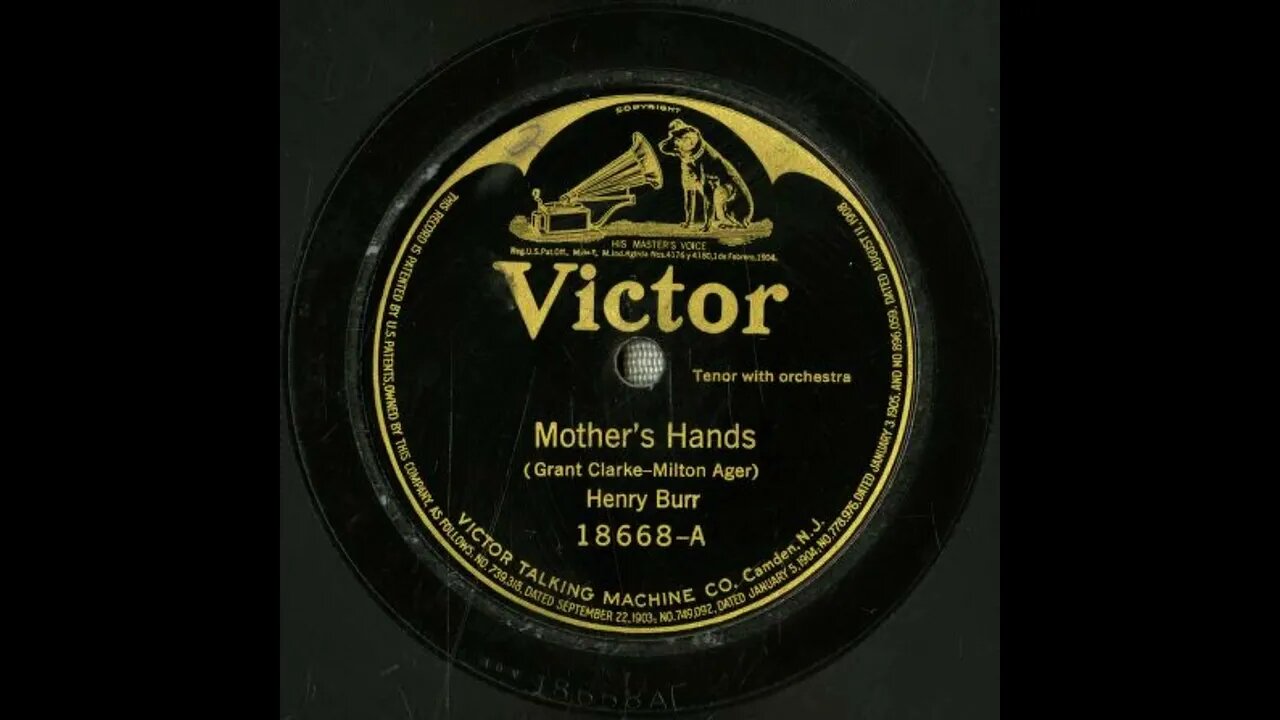 Mother's Hands - Henry Burr