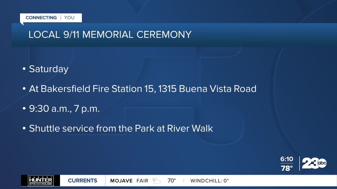 Bakersfield Fire Department to hold two 9/11 ceremonies