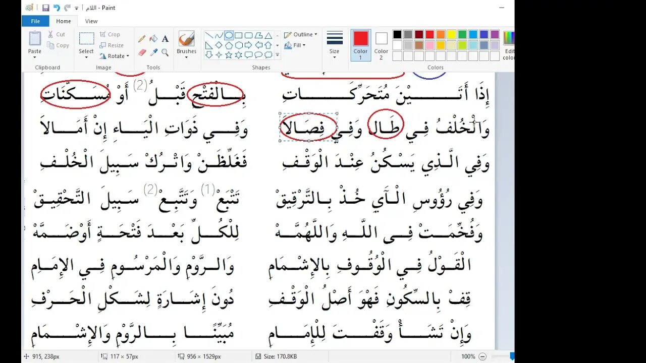 13 المجلس رقم 13 دورة شرح الدرر اللوامع باب اللامات والوقف على آخر الكلم