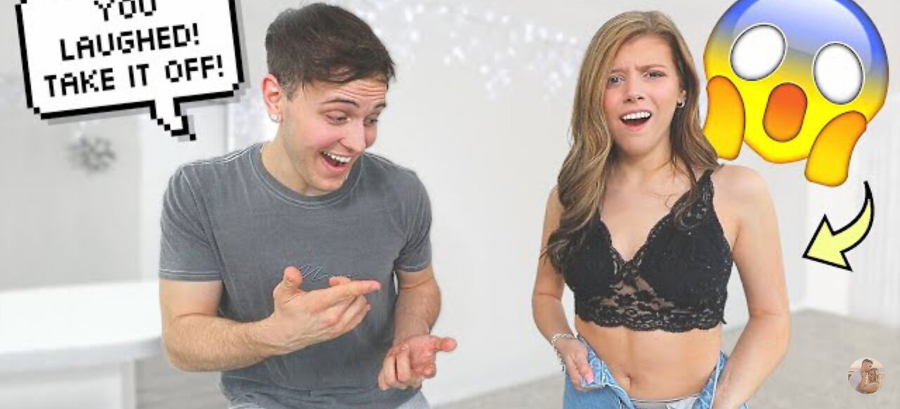 1 LAUGH = REMOVE ONE LAYER OF CLOTHING! *CHALLENGE*