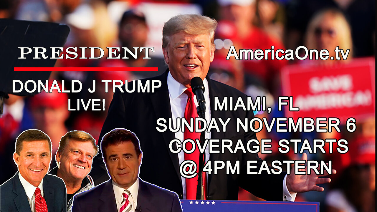 LIVE: Trump Rally - Save America With Patrick Byrne, Graham Ledger, and Joe Flynn via AmericaOne.tv