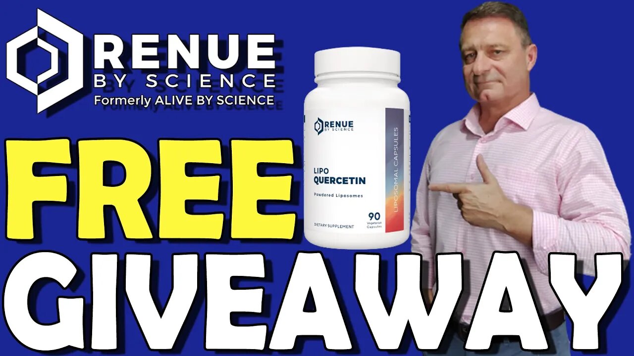 Senolytic Liposomal Giveaway by RENUE by SCIENCE