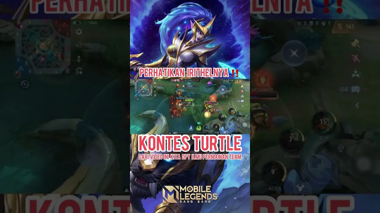 TUTORIAL WAR DAN MEMENANGI KONTES TURTLE ‼️ PERHATIKAN IRITHEL NYA ‼️ #mobilelegends