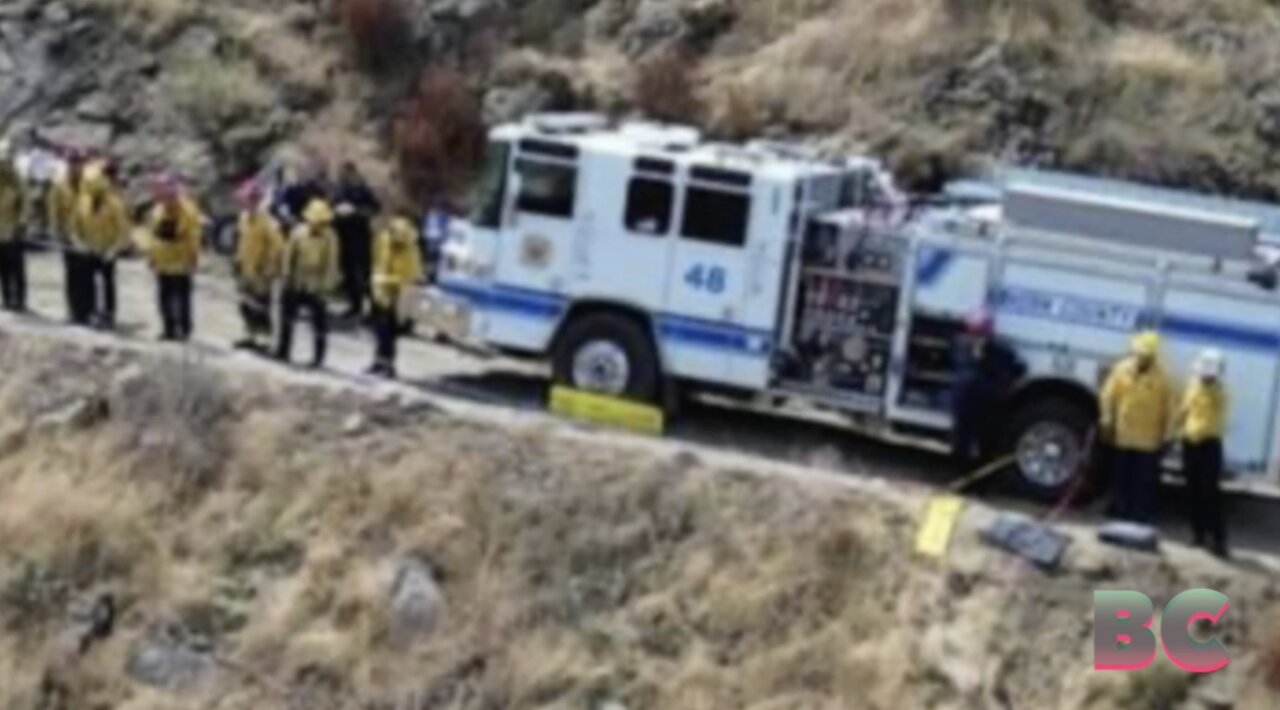 Driver survives 100-foot plunge off cliff, 5 days trapped in truck