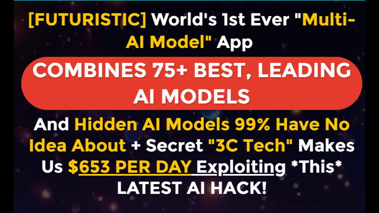 AI Universee Review: An AI App With Over 75+ advanced AI models and LLMs with groundbreaking 3C Tech